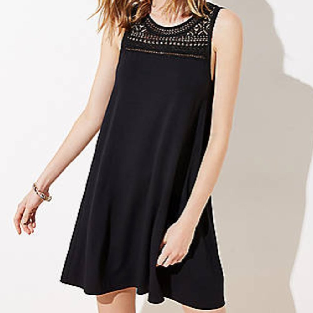 Ann Taylor Black Tank Dress